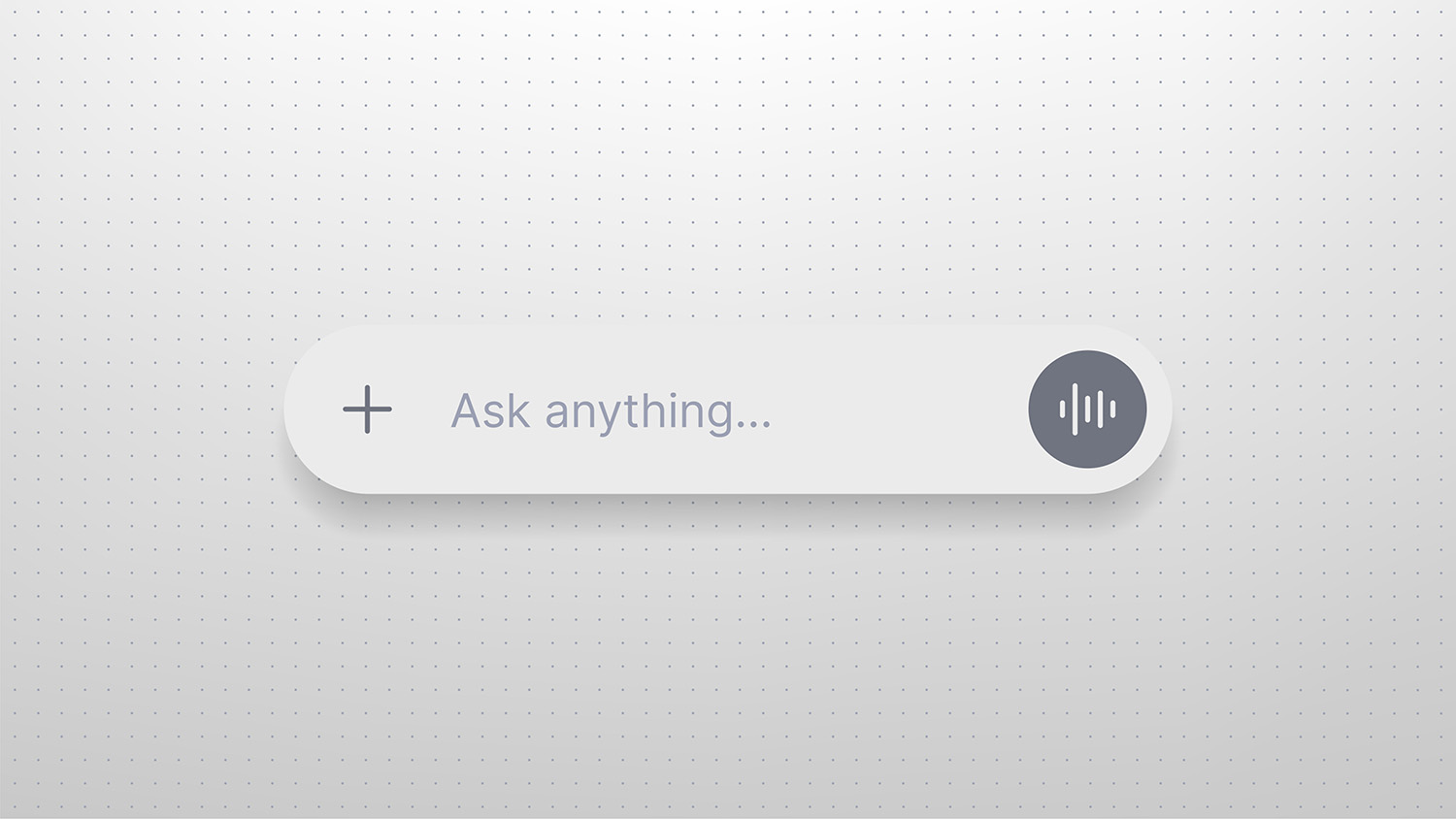 AI assistant prompt bar reading Ask anything