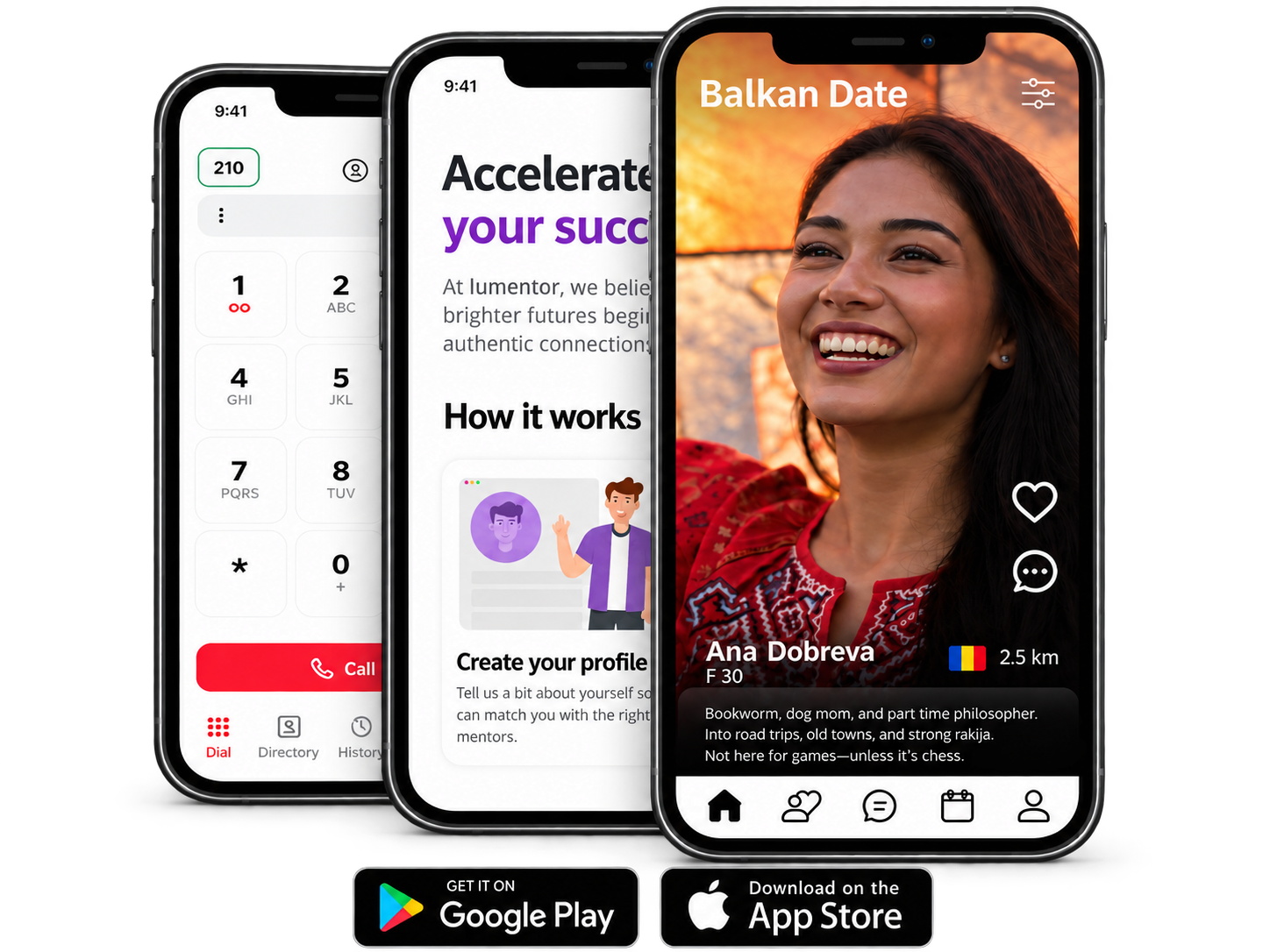 Examples of mobile applications designed for communication, mentoring and social connection