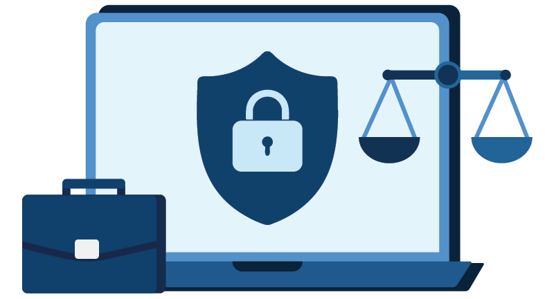 Cybersecurity protection for legal work